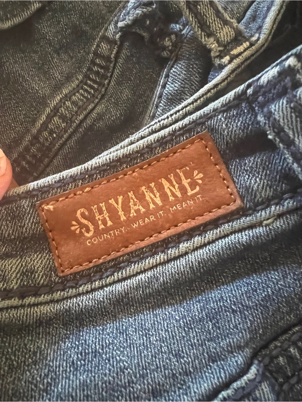 Shyanne 29 Short Bootcut Jeans Dark Wash Western Cowgirl Stretch Denim Ranch - Picture 7 of 7